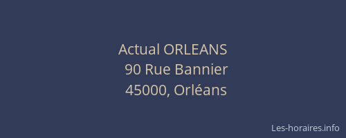 Actual ORLEANS