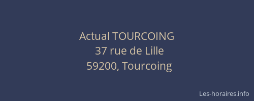 Actual TOURCOING
