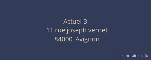 Actuel B