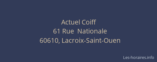 Actuel Coiff