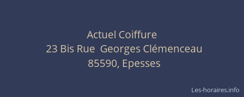 Actuel Coiffure