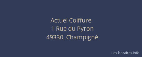 Actuel Coiffure