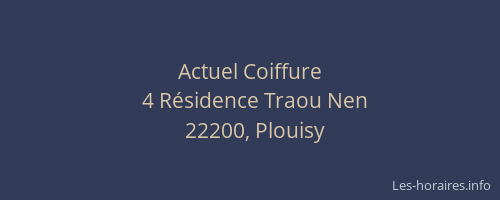 Actuel Coiffure