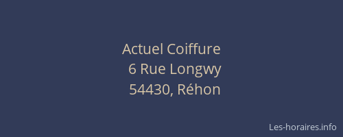 Actuel Coiffure