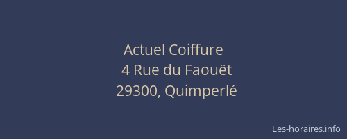 Actuel Coiffure