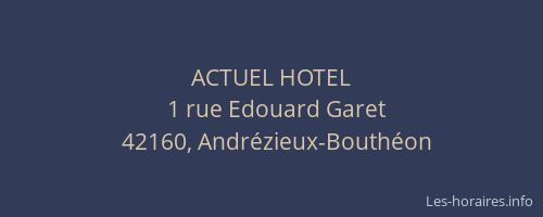 ACTUEL HOTEL