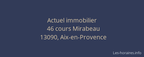 Actuel immobilier