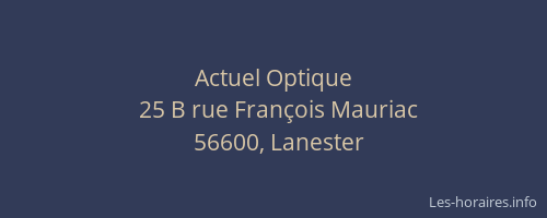 Actuel Optique