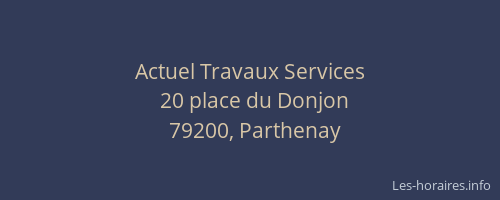 Actuel Travaux Services
