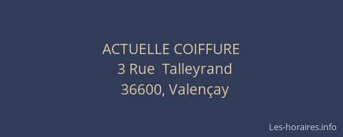 ACTUELLE COIFFURE