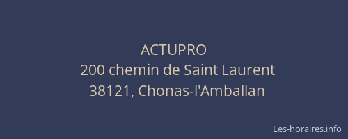 ACTUPRO