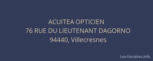ACUITEA OPTICIEN