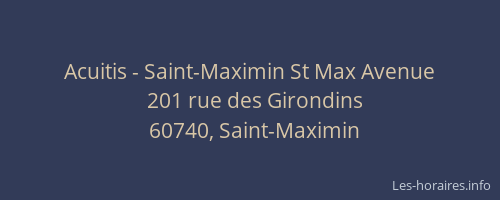Acuitis - Saint-Maximin St Max Avenue