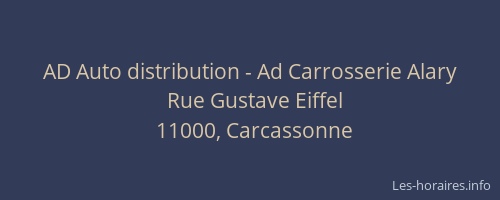AD Auto distribution - Ad Carrosserie Alary
