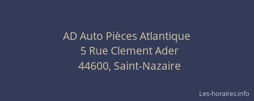 AD Auto Pièces Atlantique