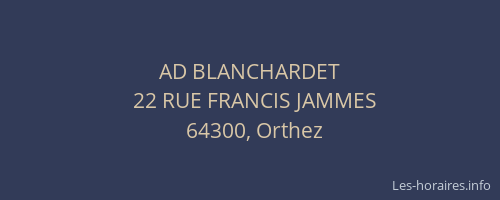 AD BLANCHARDET
