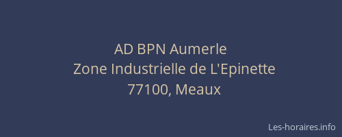 AD BPN Aumerle