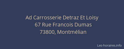 Ad Carrosserie Detraz Et Loisy