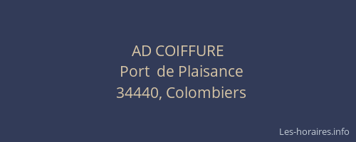 AD COIFFURE