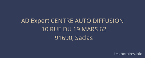 AD Expert CENTRE AUTO DIFFUSION