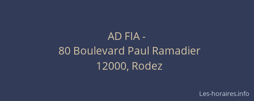 AD FIA -