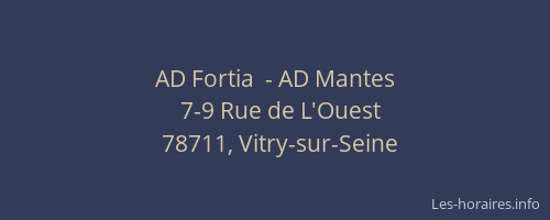 AD Fortia  - AD Mantes