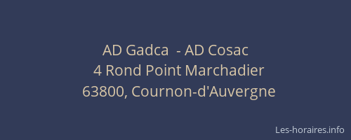 AD Gadca  - AD Cosac