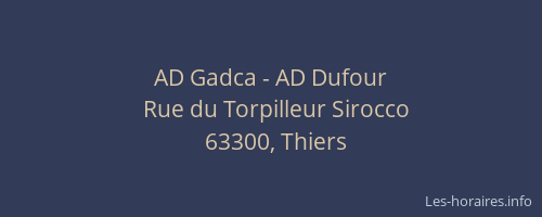 AD Gadca - AD Dufour