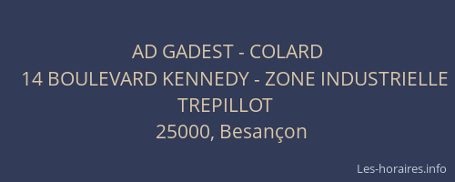AD GADEST - COLARD