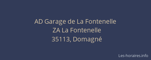 AD Garage de La Fontenelle