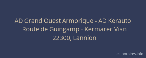 AD Grand Ouest Armorique - AD Kerauto