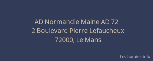 AD Normandie Maine AD 72