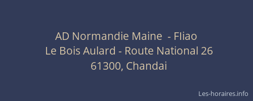 AD Normandie Maine  - FIiao