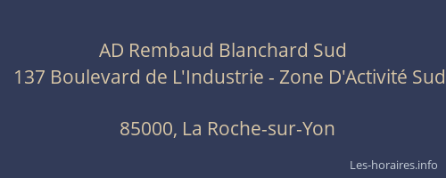 AD Rembaud Blanchard Sud