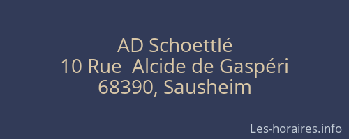 AD Schoettlé