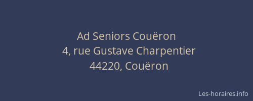 Ad Seniors Couëron