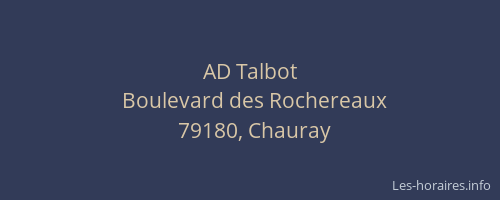 AD Talbot