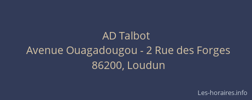AD Talbot