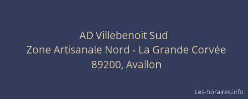 AD Villebenoit Sud