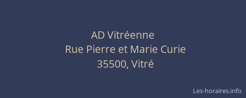 AD Vitréenne