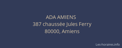 ADA AMIENS