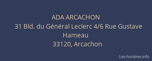 ADA ARCACHON