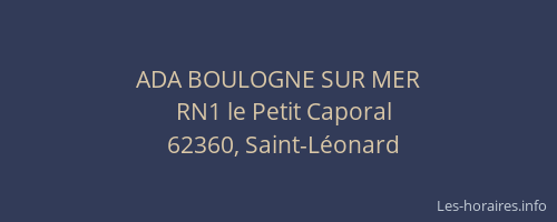 ADA BOULOGNE SUR MER