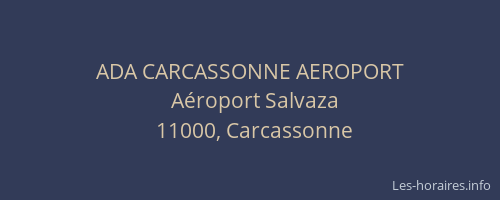 ADA CARCASSONNE AEROPORT