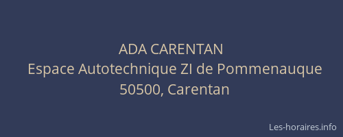 ADA CARENTAN