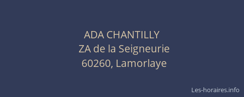 ADA CHANTILLY