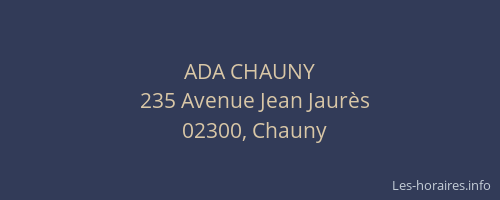 ADA CHAUNY