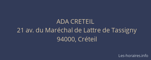 ADA CRETEIL