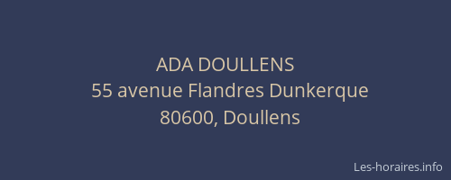 ADA DOULLENS