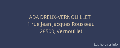 ADA DREUX-VERNOUILLET